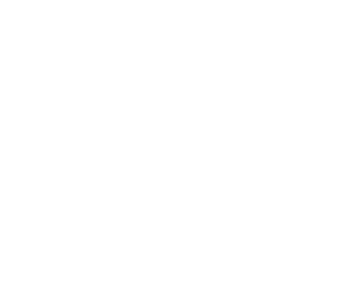 Close-up of a black and white logo with stylized letter 'M'