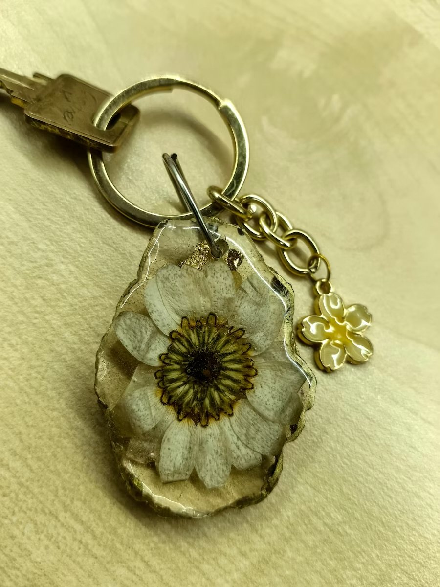 Botanical Resin Keychains