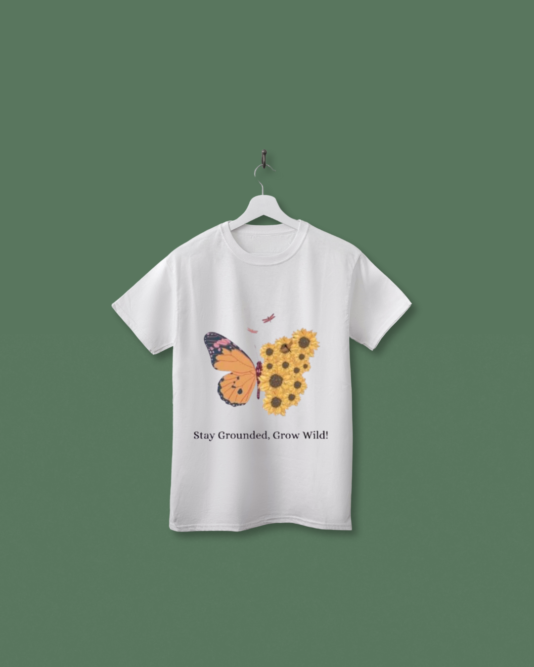 Kids "Stay Grounded, Grow Wild" Tee