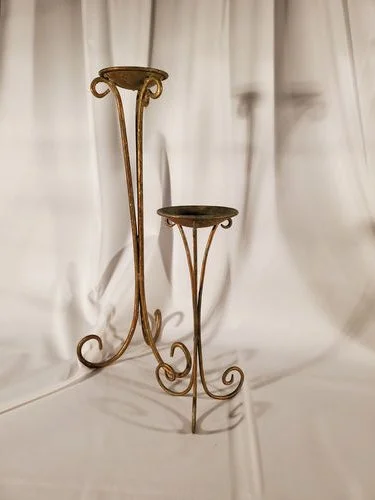 Antique Gold Candlestick