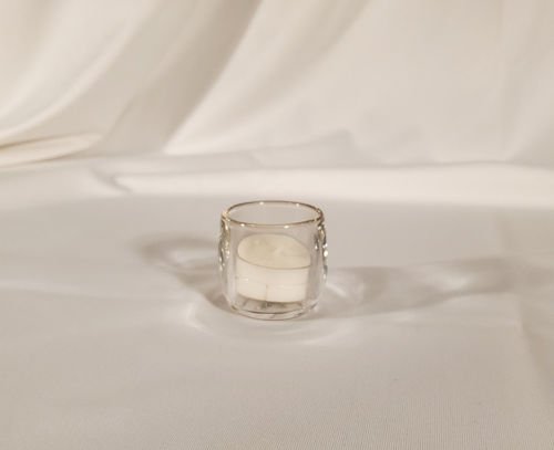 Clear Flat Bottom Votive