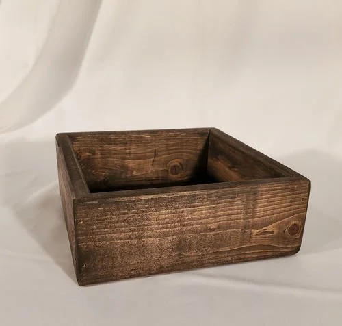 Handcrafted Wooden Square Box