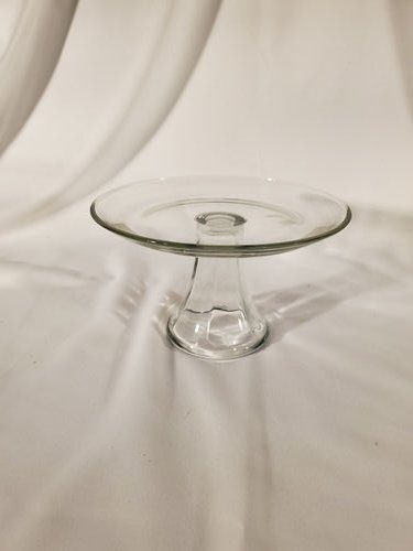 Elegant Glass Cake Stand with Pedestal