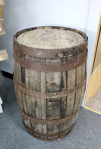 Vintage Oak Whiskey Barrel