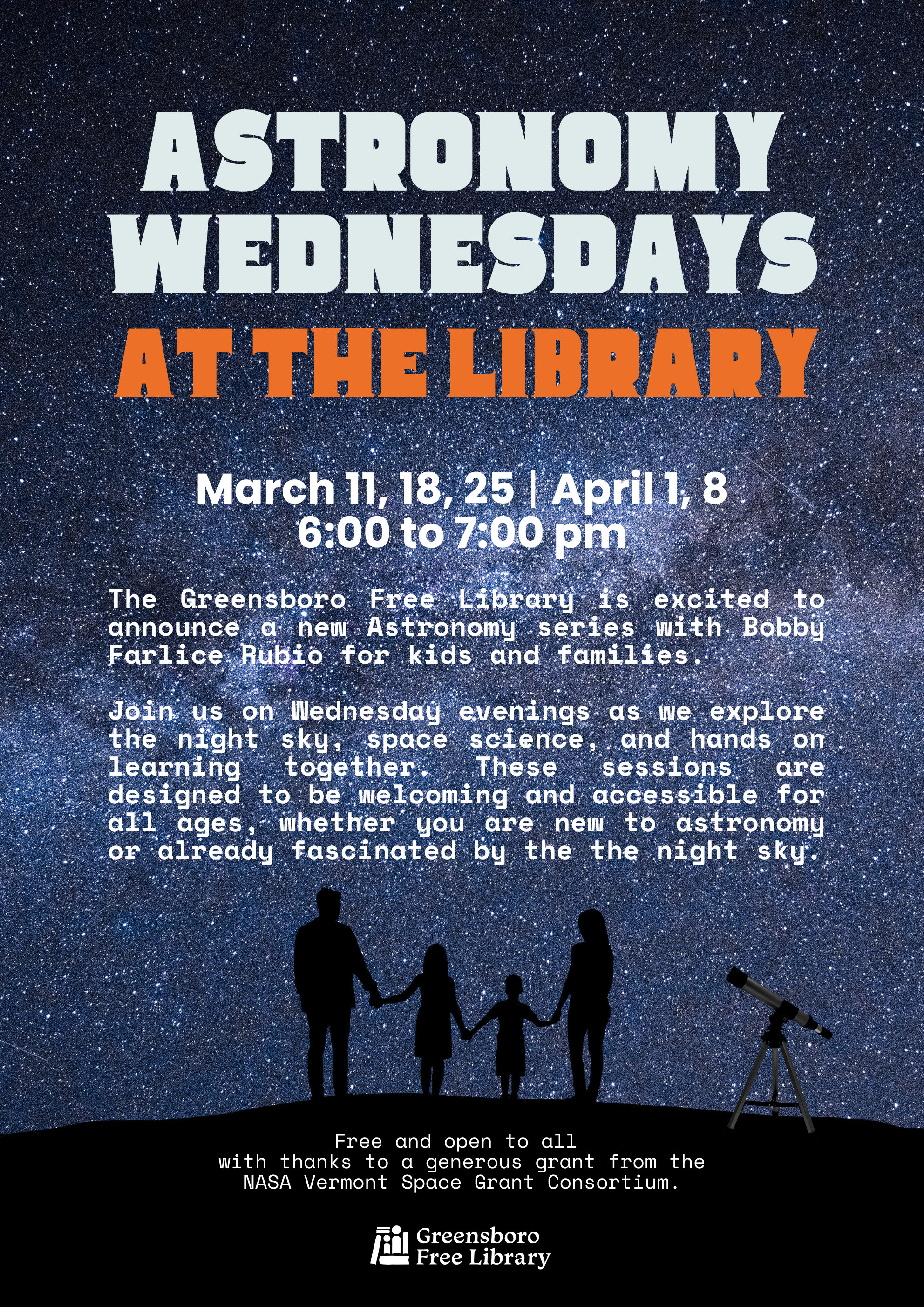Astronomy Wednesdays at the Library