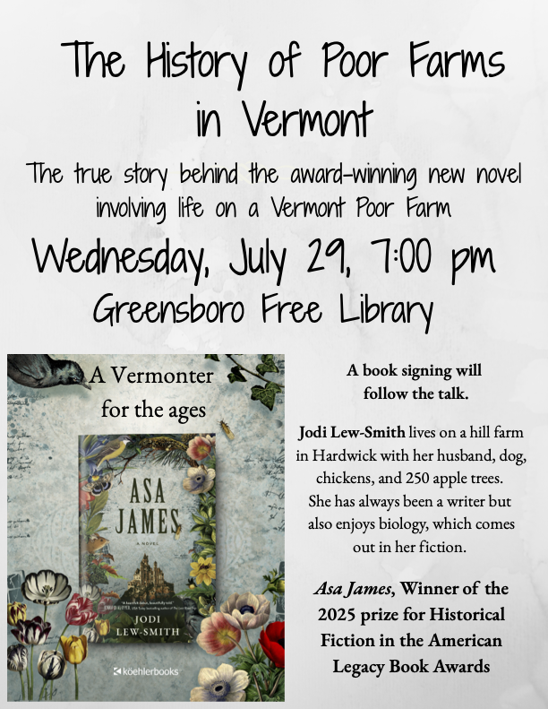 The History of Poor Farms in Vermont with Jodi Lew-Smith