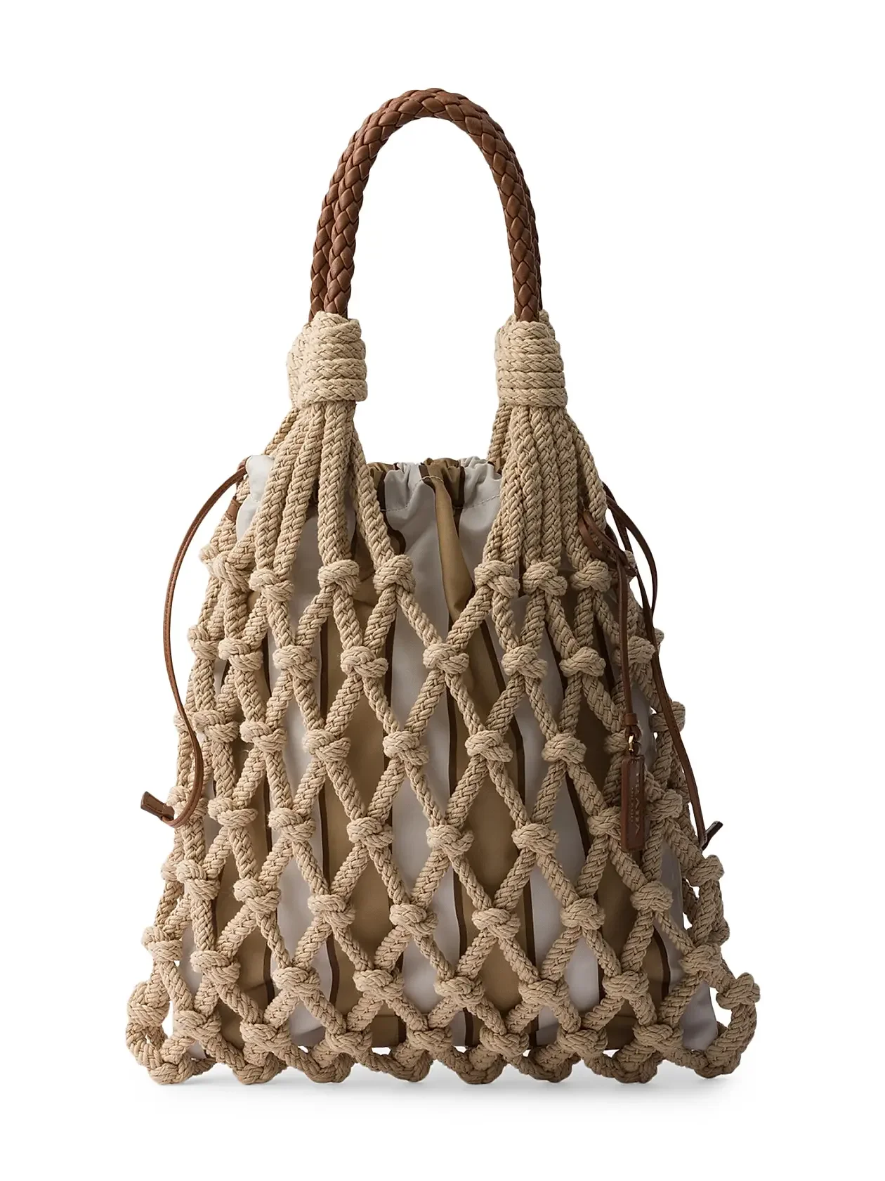 Prada macrame bag