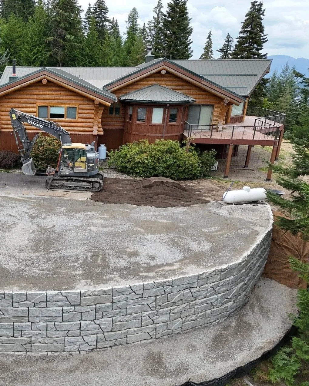 Retaining Wall, Verti-Block, Precast Product