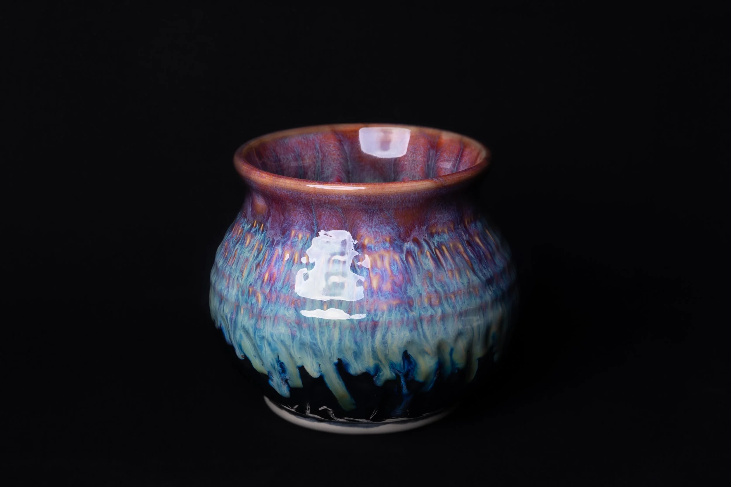 Porcelain Urn Vase 4.5" Tall