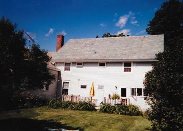 Back of the property, the morning after we bought the inn! (Sept 2, 2001)
