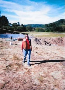 When we started building Mario’s Playhouse, we learned quite a bit about the history of the property. Photo September 2001.