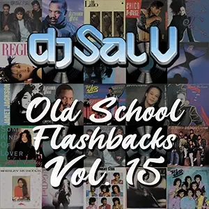 Cover artwork for “Old School Flashbacks Vol. 15,” an R&B Dance mix by Sal V.