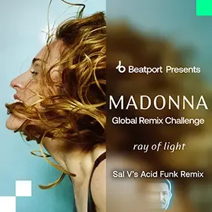 Cover artwork for “Ray of Light” by Madonna, remixed by Sal V.