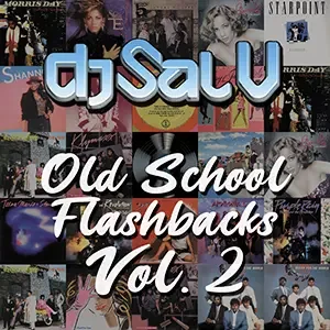 Cover artwork for “Old School Flashbacks Vol. 2,” an R&B Dance DJ mix by Sal V.