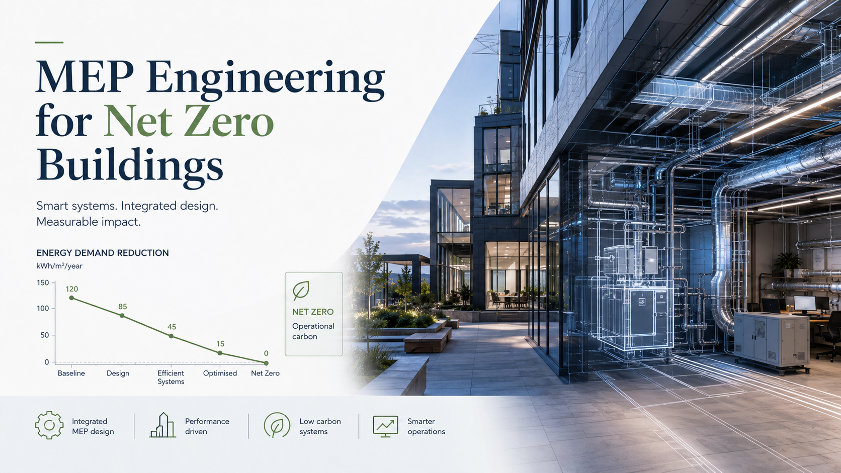 MEP Engineering for Net Zero Buildings: How to Get It Right from Stage 1