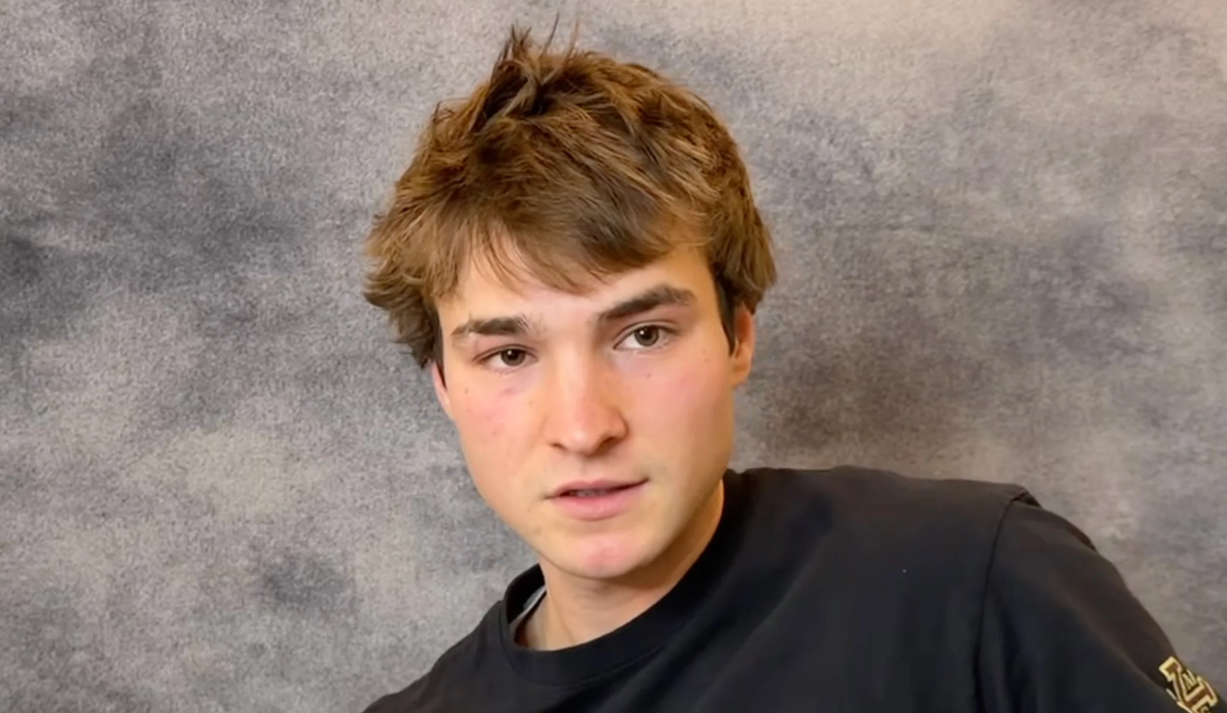 A shot from a self tape of Shai Chase