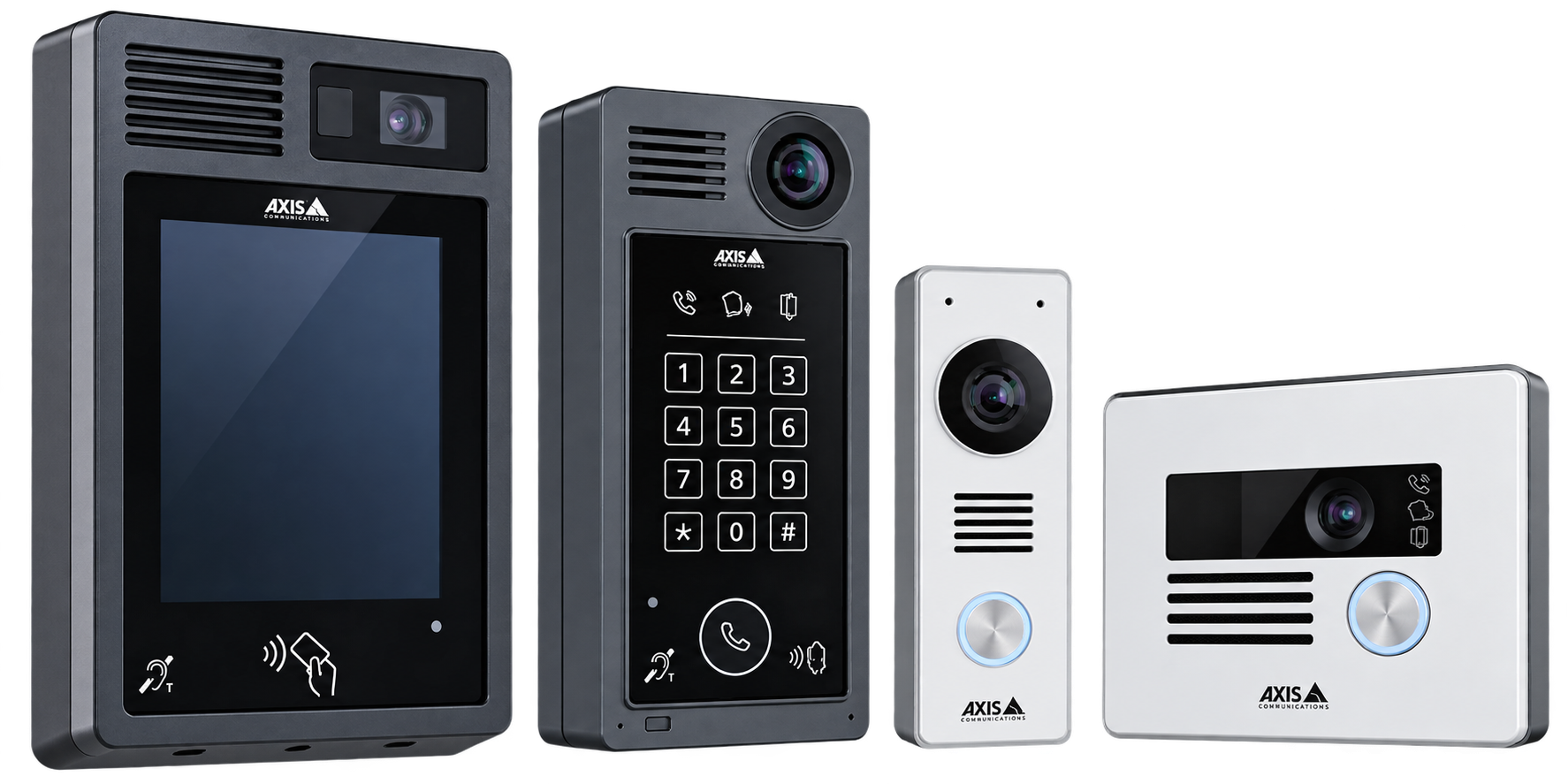 AXIS network video intercom systems for secure visitor communication and entry management
