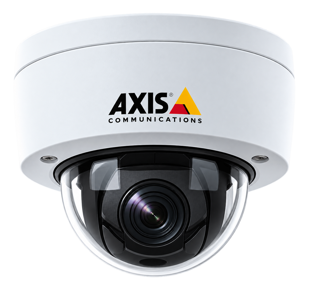 AXIS security cameras and network video recorder for professional video surveillance installation dome