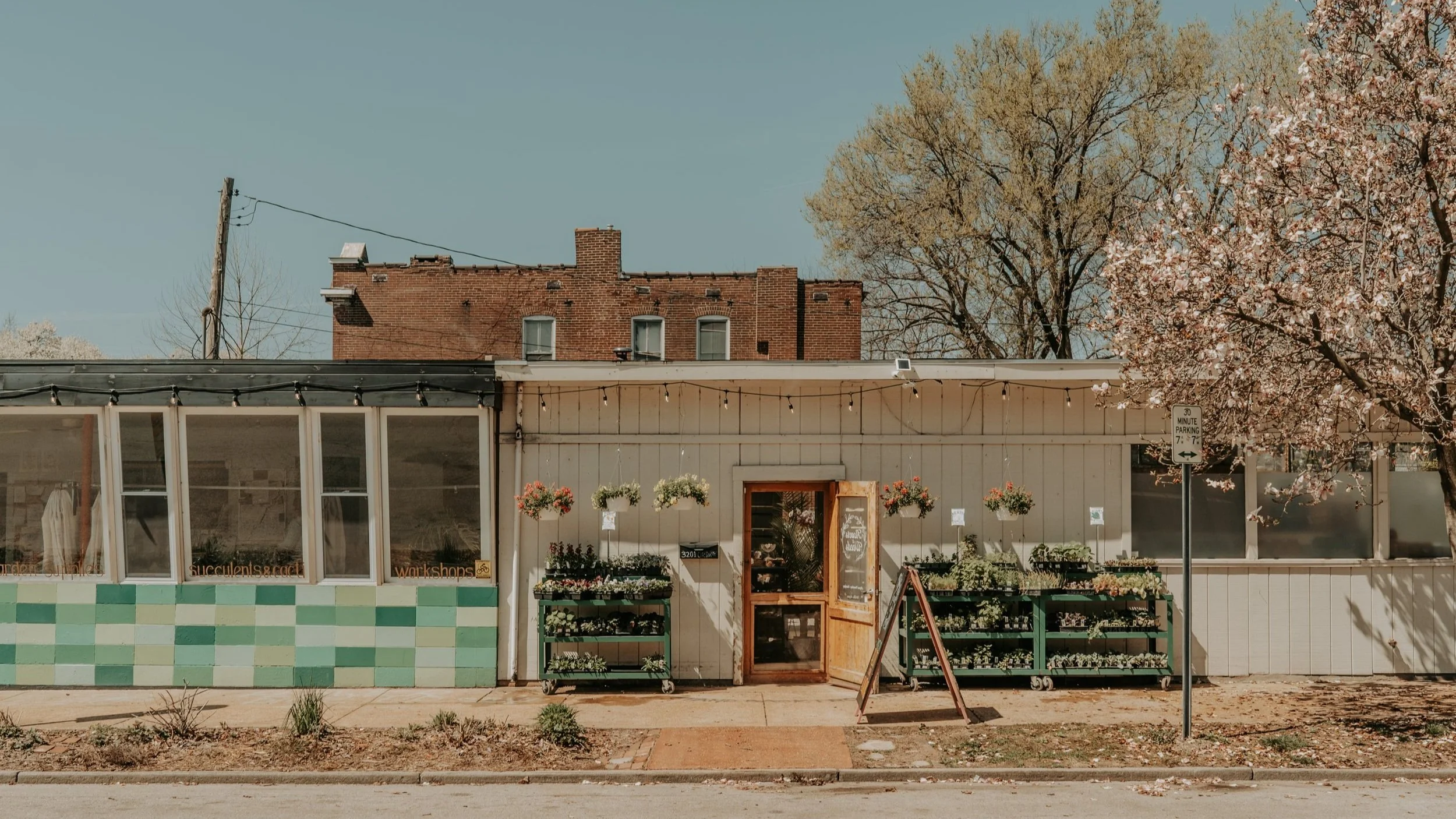  Our space on Cherokee Street has a cut flower cooler, tropical greenhouse and seasonal garden center 