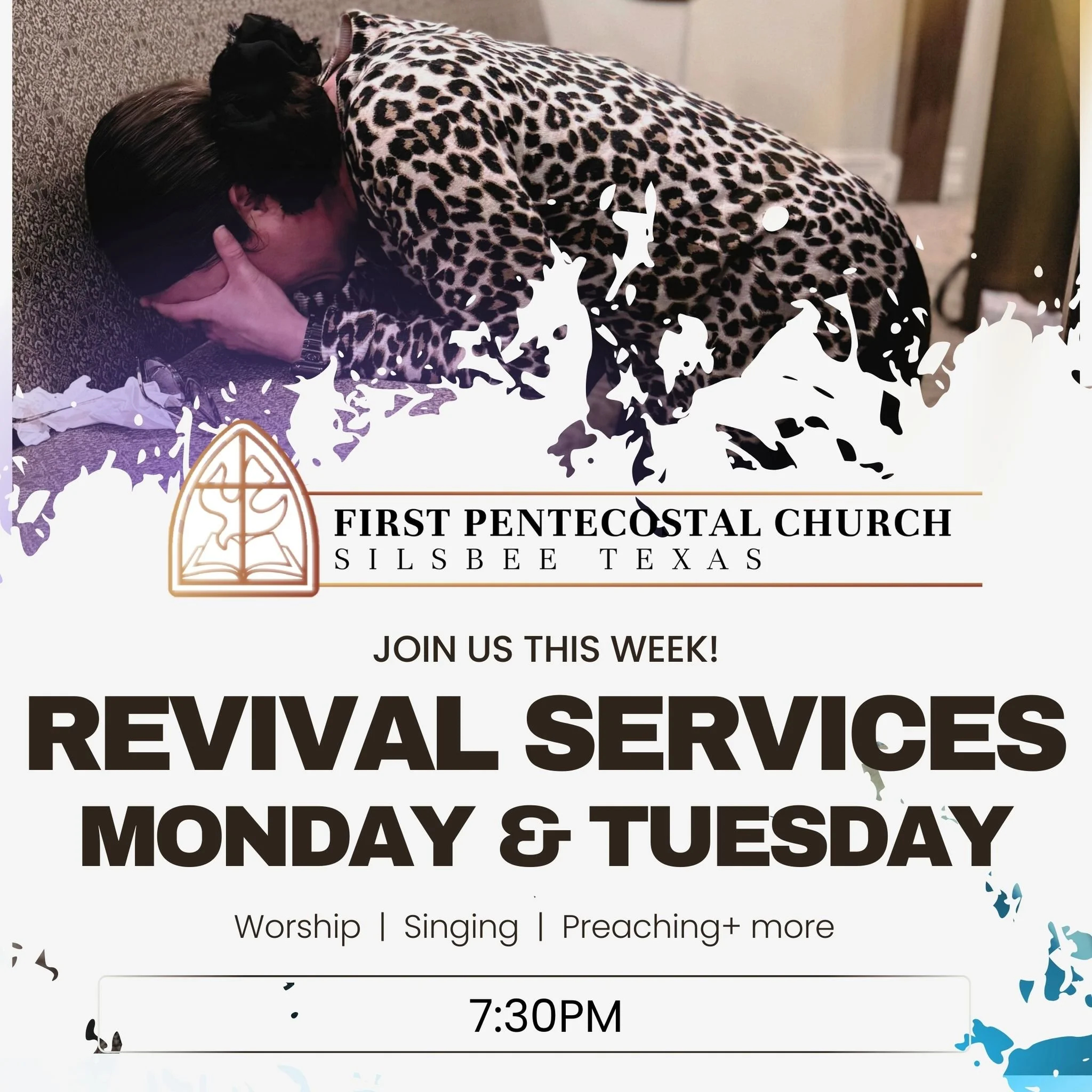 Revival service TONIGHT! 🔥
Come expecting powerful worship, anointed preaching, and a fresh move of God.
Don&rsquo;t miss what God has in store!