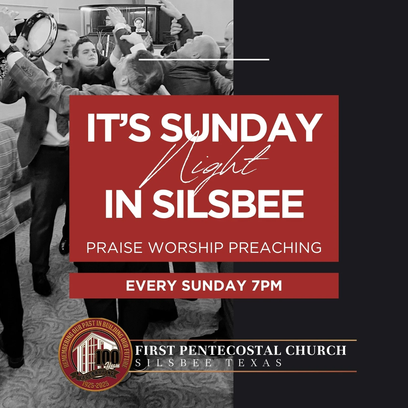 Sunday nights hit different. 🔥
Heavy worship. Hungry hearts.
When we gather, chains break and faith rises.
Be in the room.
