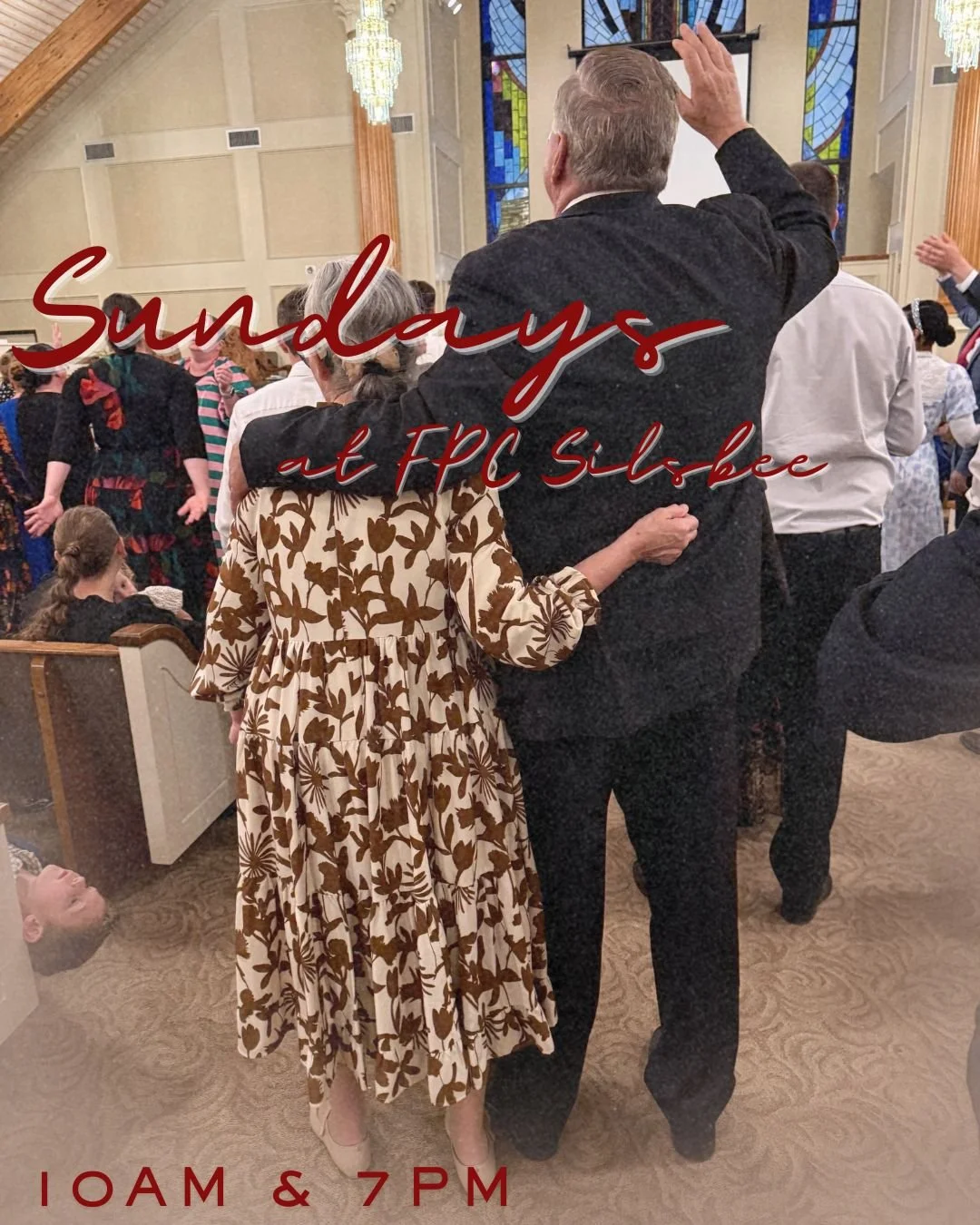 Tomorrow is Sunday&mdash;come worship with us and start your week in the presence of God. Clearly we have really comfortable pews 😴😆 #Perk