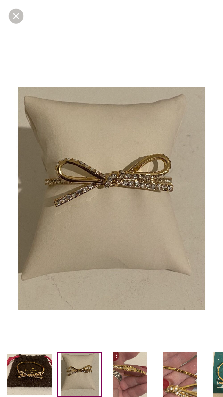 Kate Spade Rhinestone Bow Bracelet