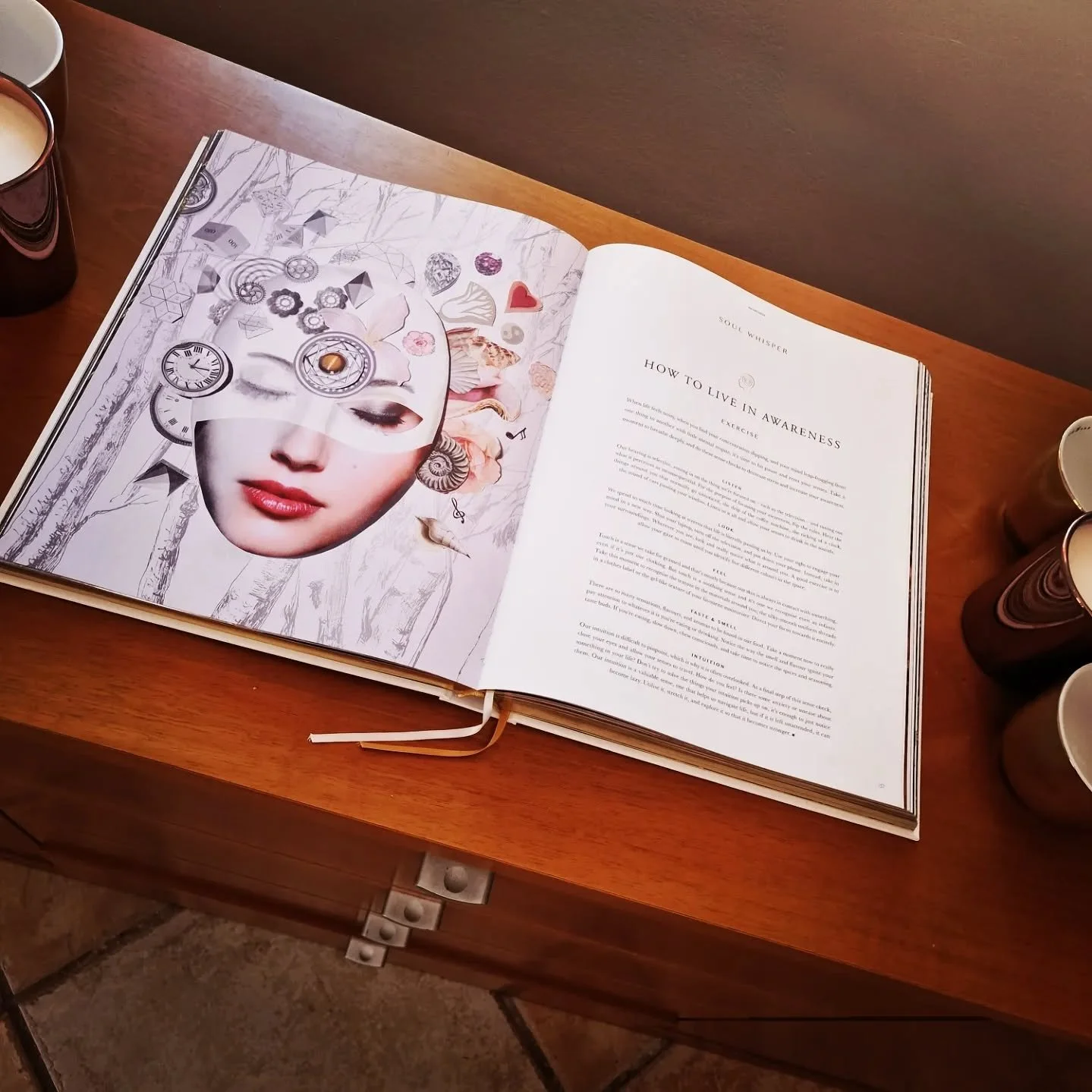 This book from @ritualscosmetics is stealing the show in our dining room, with its gentle reminders of how to live a good life, with meaningful rituals 🥰