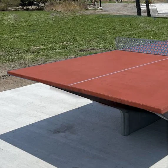 Plateau couleur rouge-brique