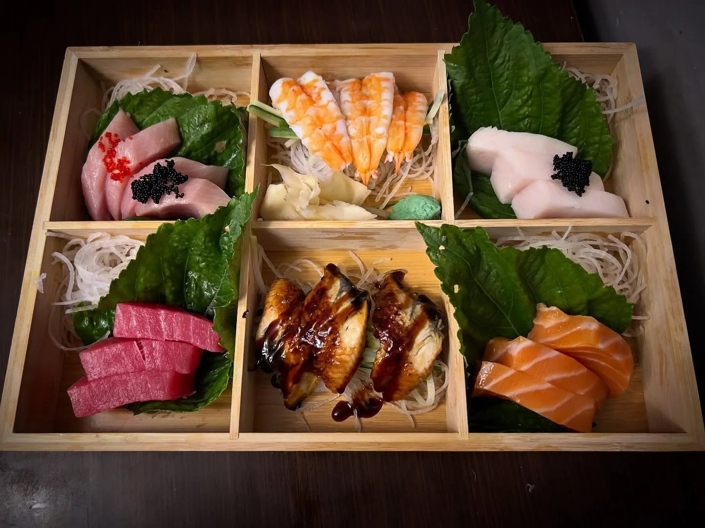 an assortment of food items