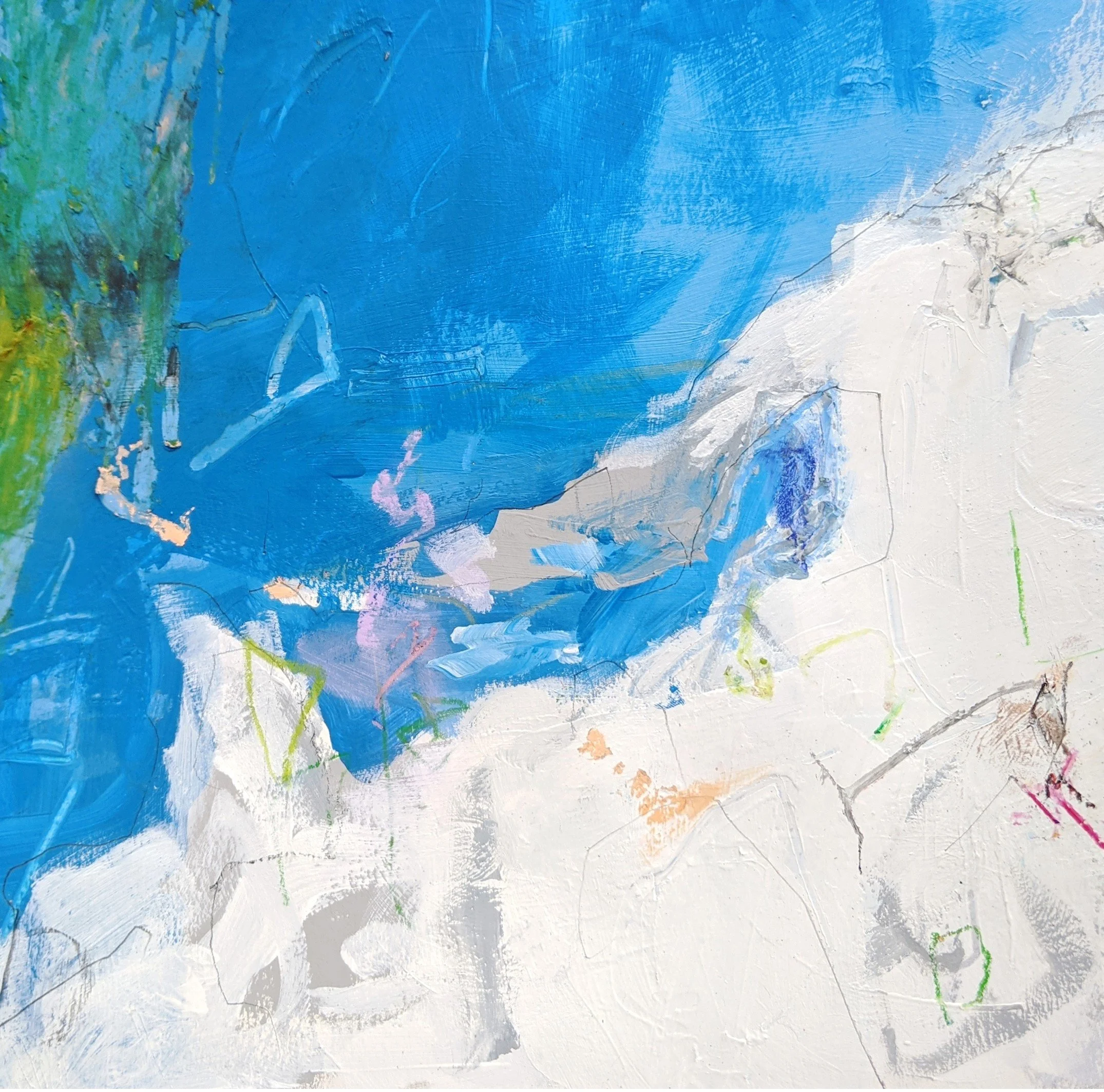 Botallack / 2021 / Mixed media on paper / 21cm x 19.5cm