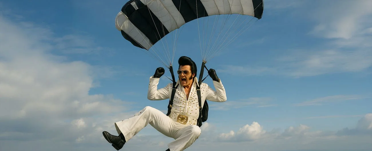The Flying Elvi: When Elvis Took to the Sky