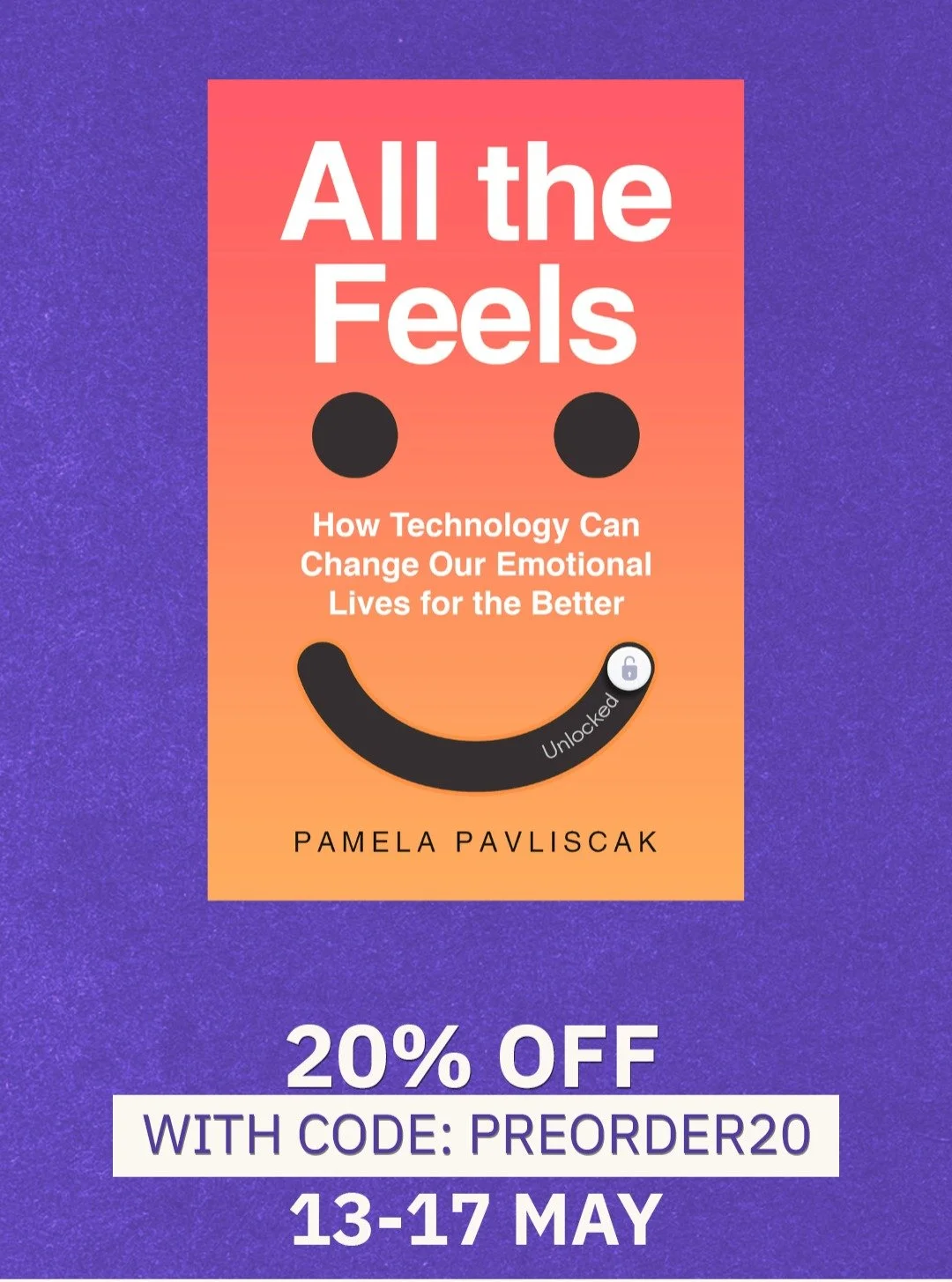 Tiny UK book update for the emotionally online corner of the internet 📘💫

Bookshop.org UK is running a 20% off promotion on selected books from May 13&ndash;17, and All the Feels somehow snuck into the lineup.

So if anyone in the UK has been curio