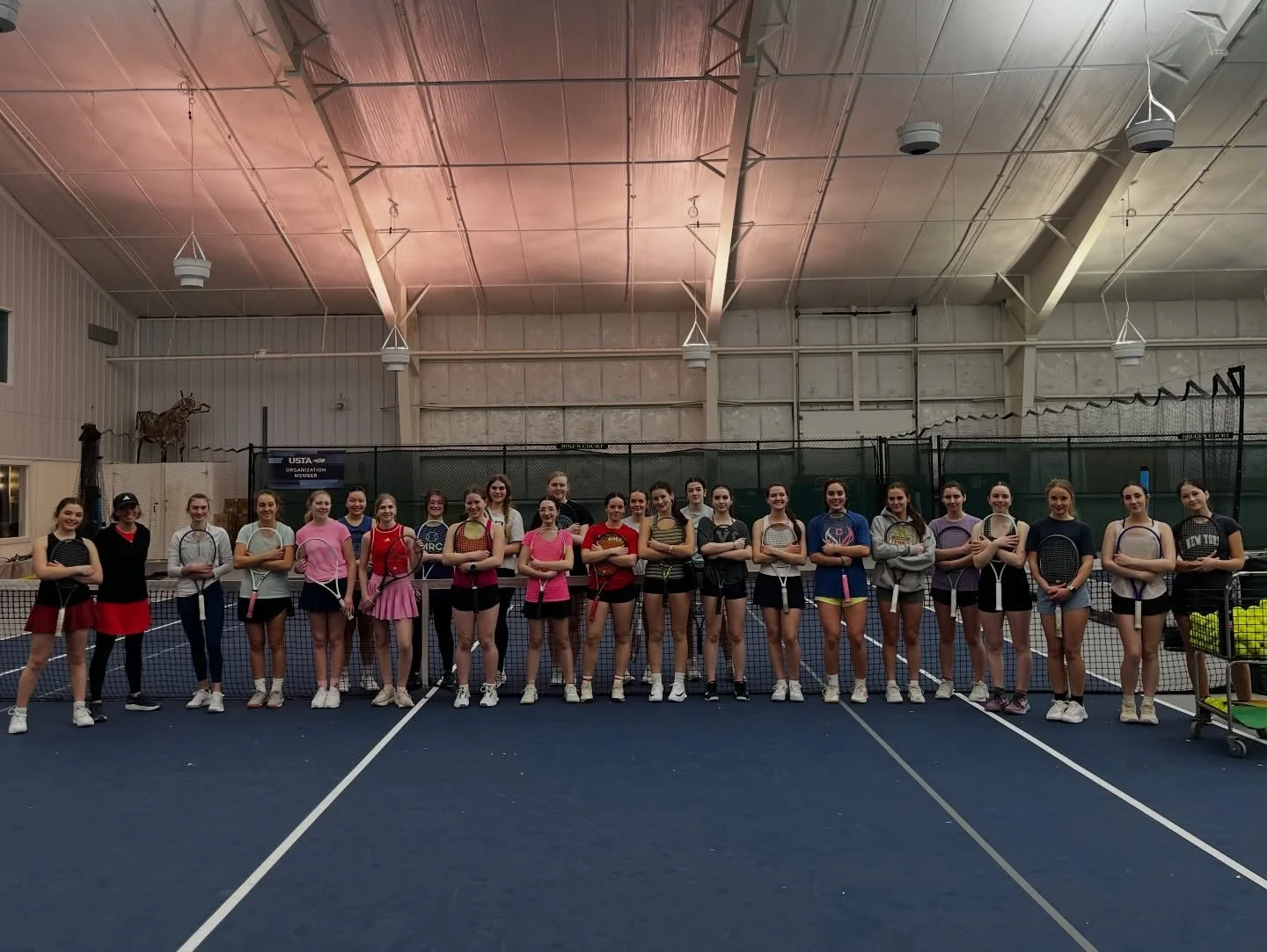 Our Girls Got Game event was amazing! ⭐️🎾 We had high school tennis players from all over Maine get together to train, play matches, and learn about sports psychology, strength training, and injury prevention.