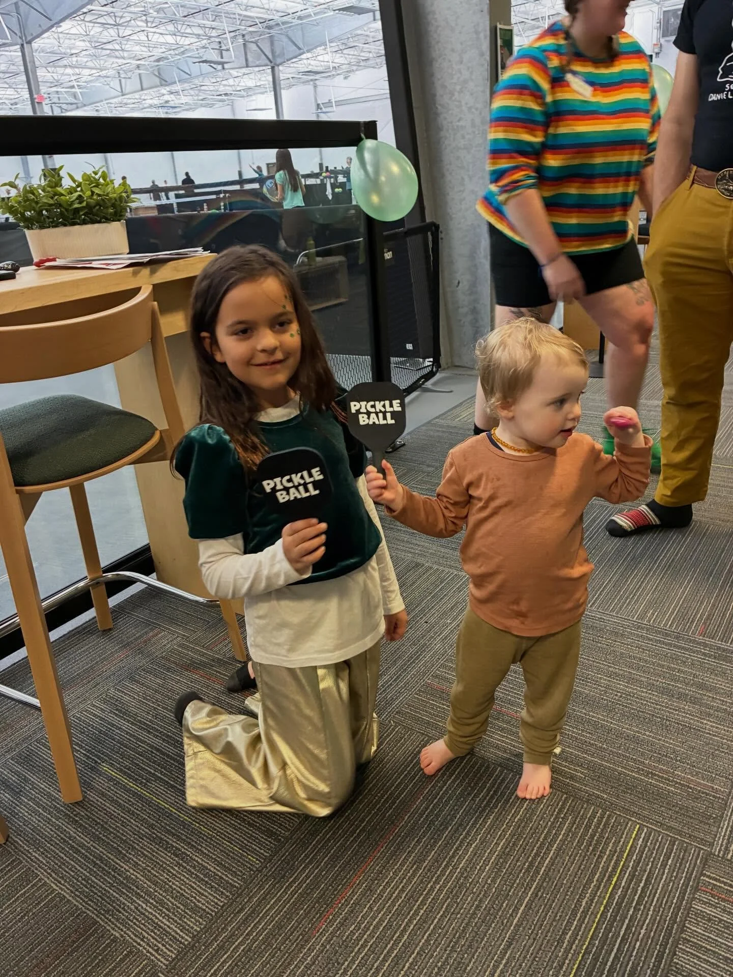 Such fun with good food, a great mix of pickleball players &amp; new and old friends!  First Annual St Patrick&rsquo;s Day Potluck brought out 60 people ages 18 months - 75 yrs old.