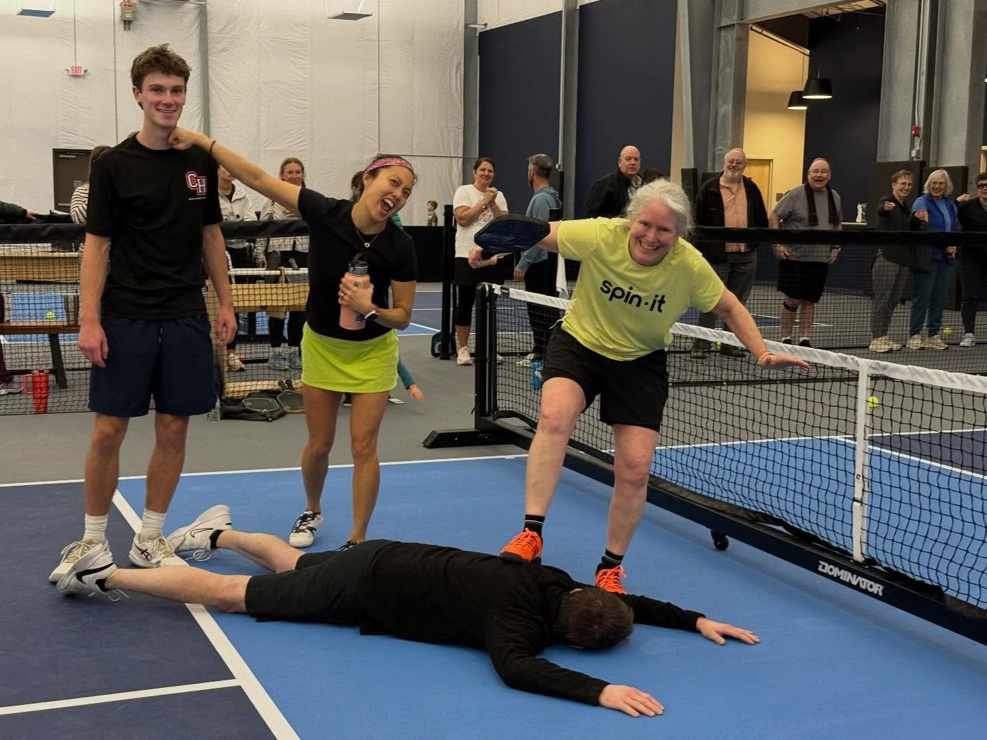 And we have a winner! Team Pickle takes it in two out of three! What a great tournament. #mrc #pickleball #midcoastrec #midcoast #midcoastmaine