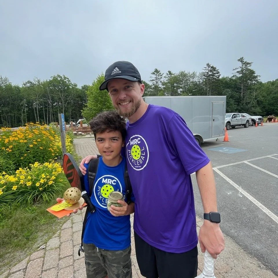 Youth Pickleballers -- come play with the UMaine College team! 

Saturday, March 28th, from 12-1:30pm, kids ages 14 and under get the chance to be teamed up with college players for a day of fun and learning on the court. Youth players will play sing