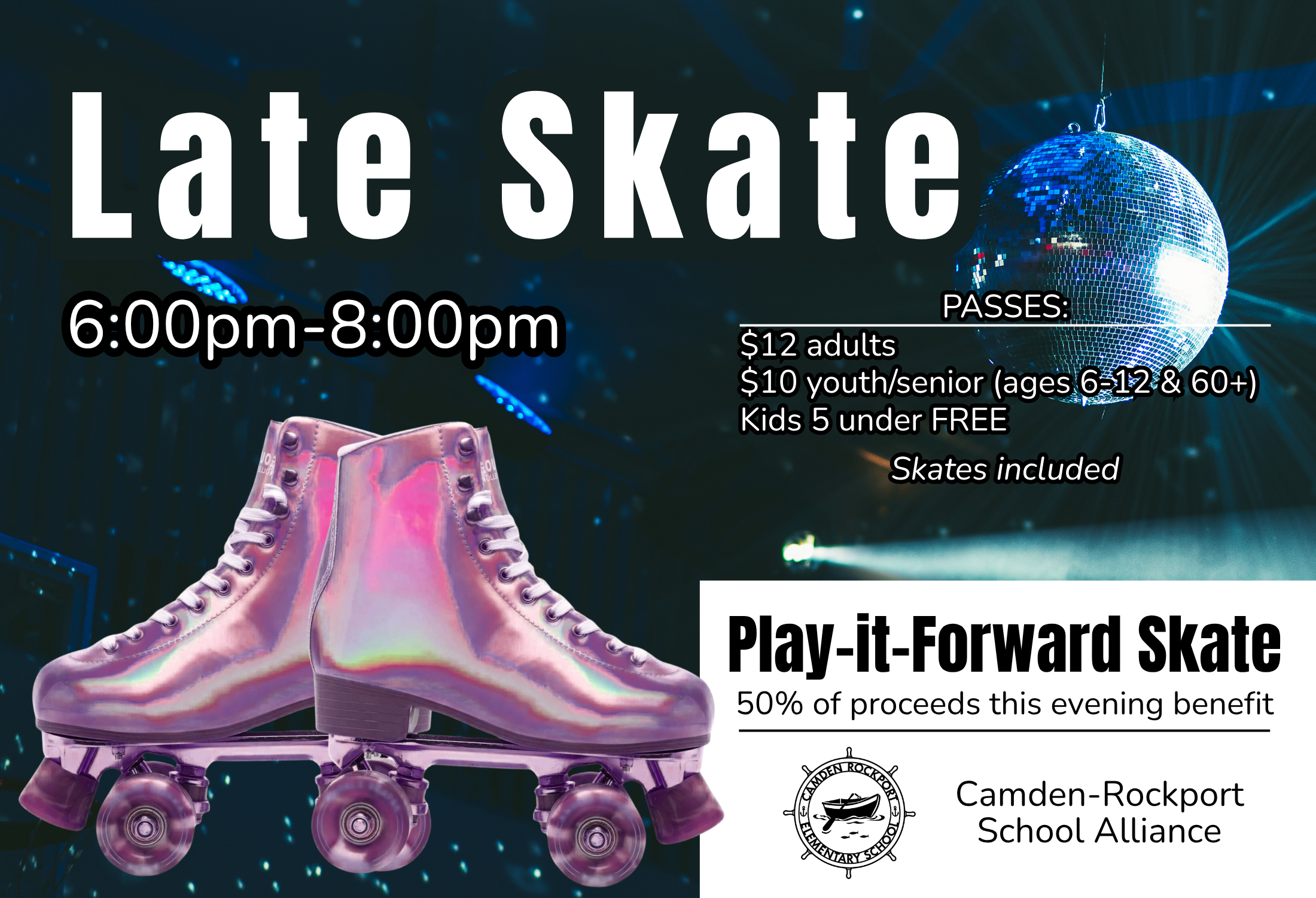 Play-it-Forward Late Skate: Camden-Rockport School Alliance