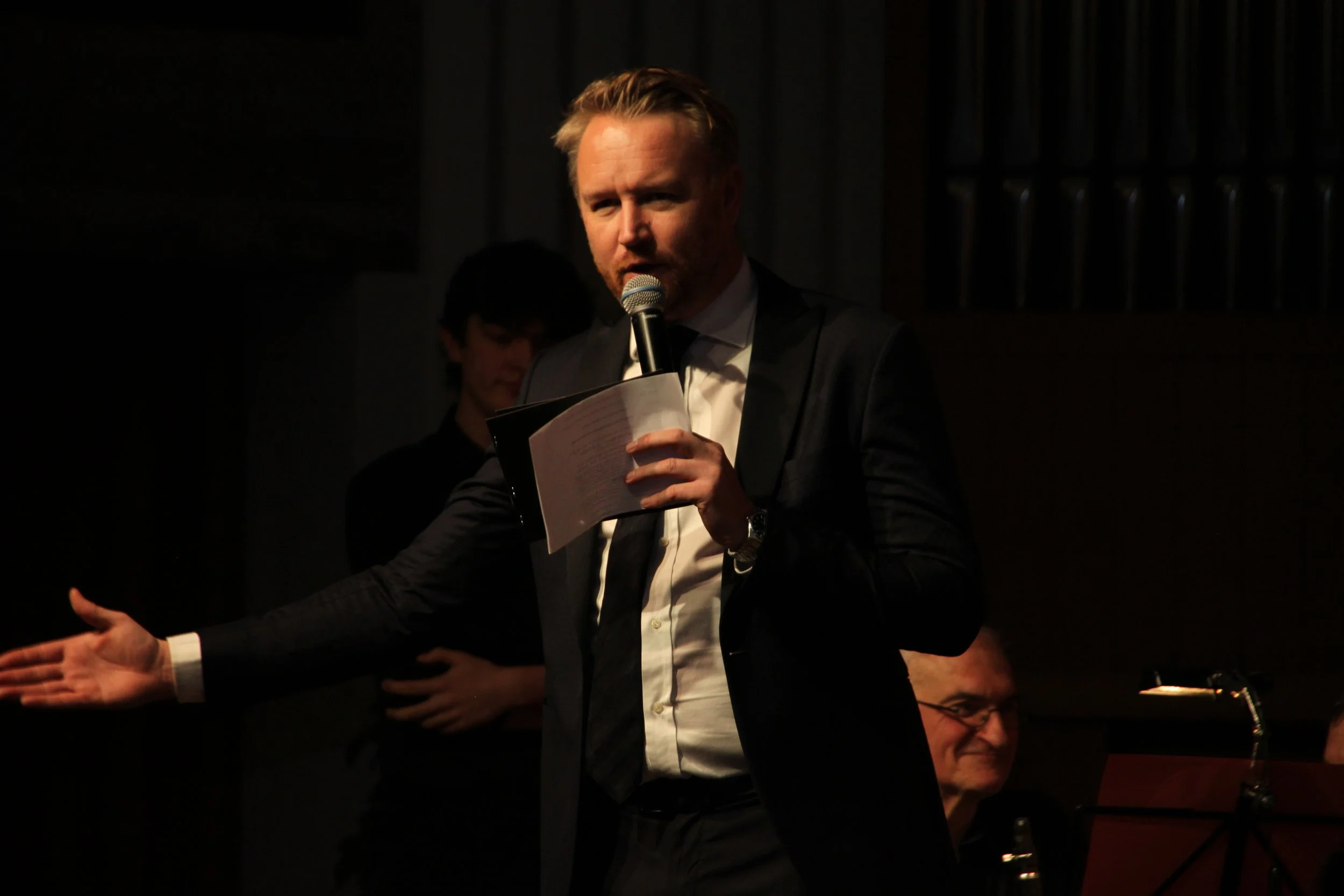 Ben Roeland als trouwe presentator