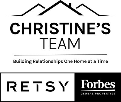 Christines Team sponsor logo for Underneath a Glittery Moon, a romantic comedy film set in Scottsdale, Arizona.