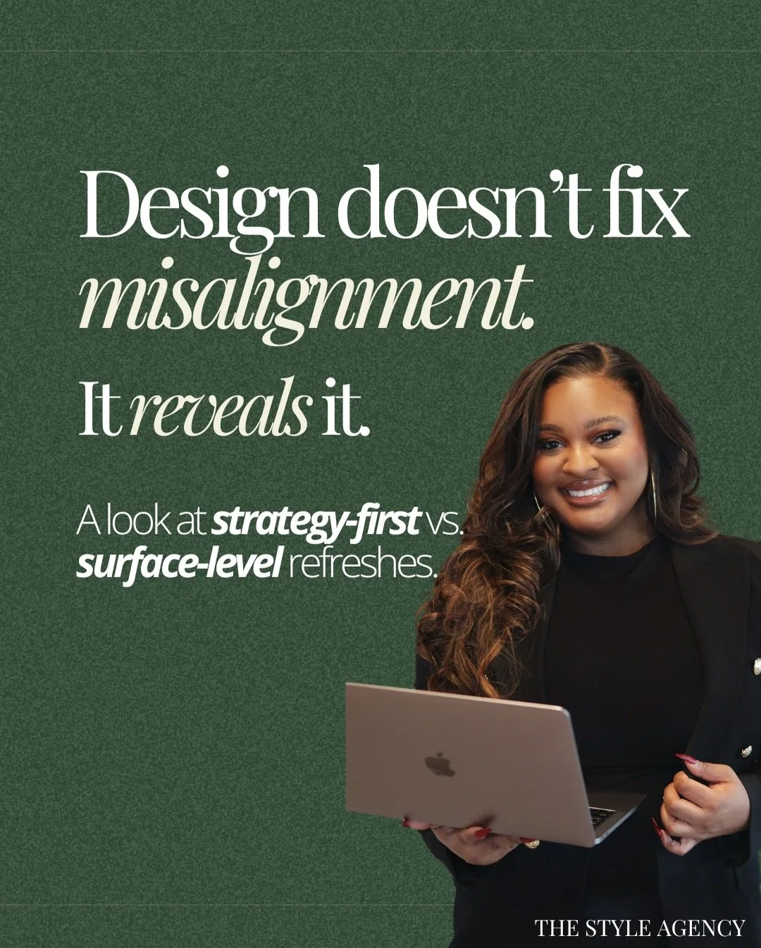 A strategic website refresh isn&rsquo;t about starting over. 
It&rsquo;s about aligning what you&rsquo;ve built with where you&rsquo;re going next. 

When clarity leads the process, a few key things shift: 
&bull; Your messaging becomes focused and i