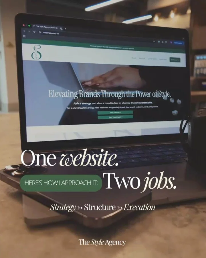 It worked.
Until it didn&rsquo;t.

As your work evolves, a website can start doing too much (or not enough!): showing everything, saying everything, and trying to serve everyone.

A website usually doesn&rsquo;t stop working because of design.
It sto