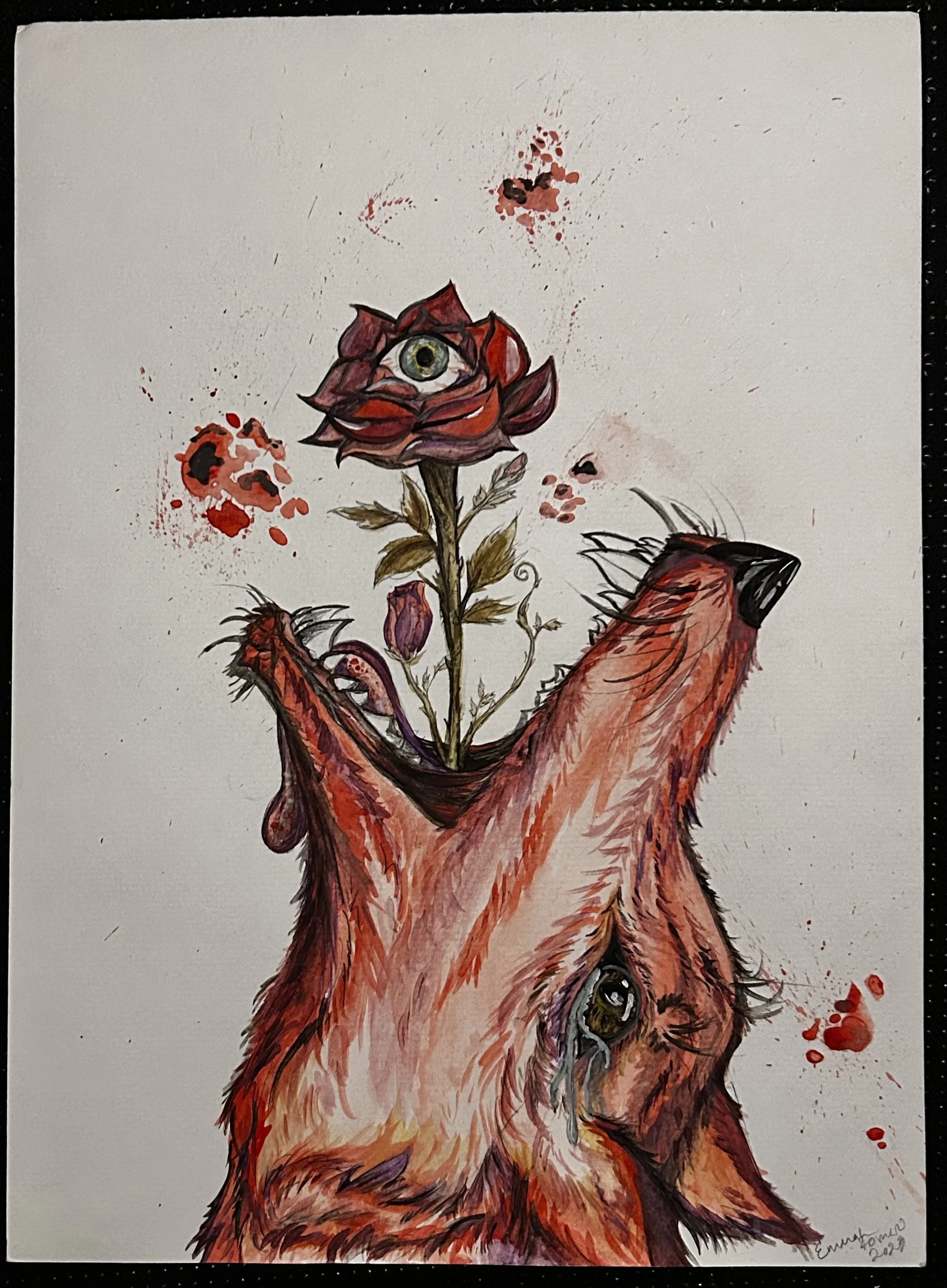 "Bloom" Watercolor painting