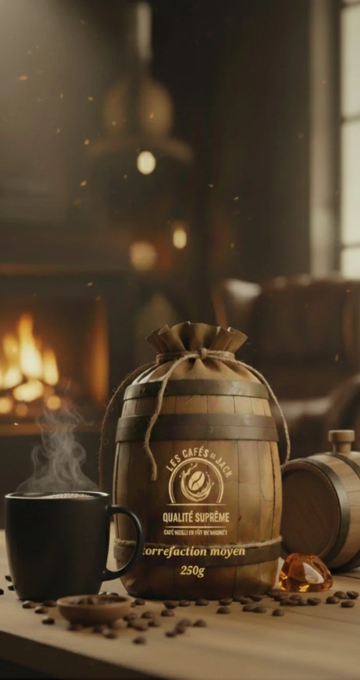 Café vieilli en fût de whiskey 250G