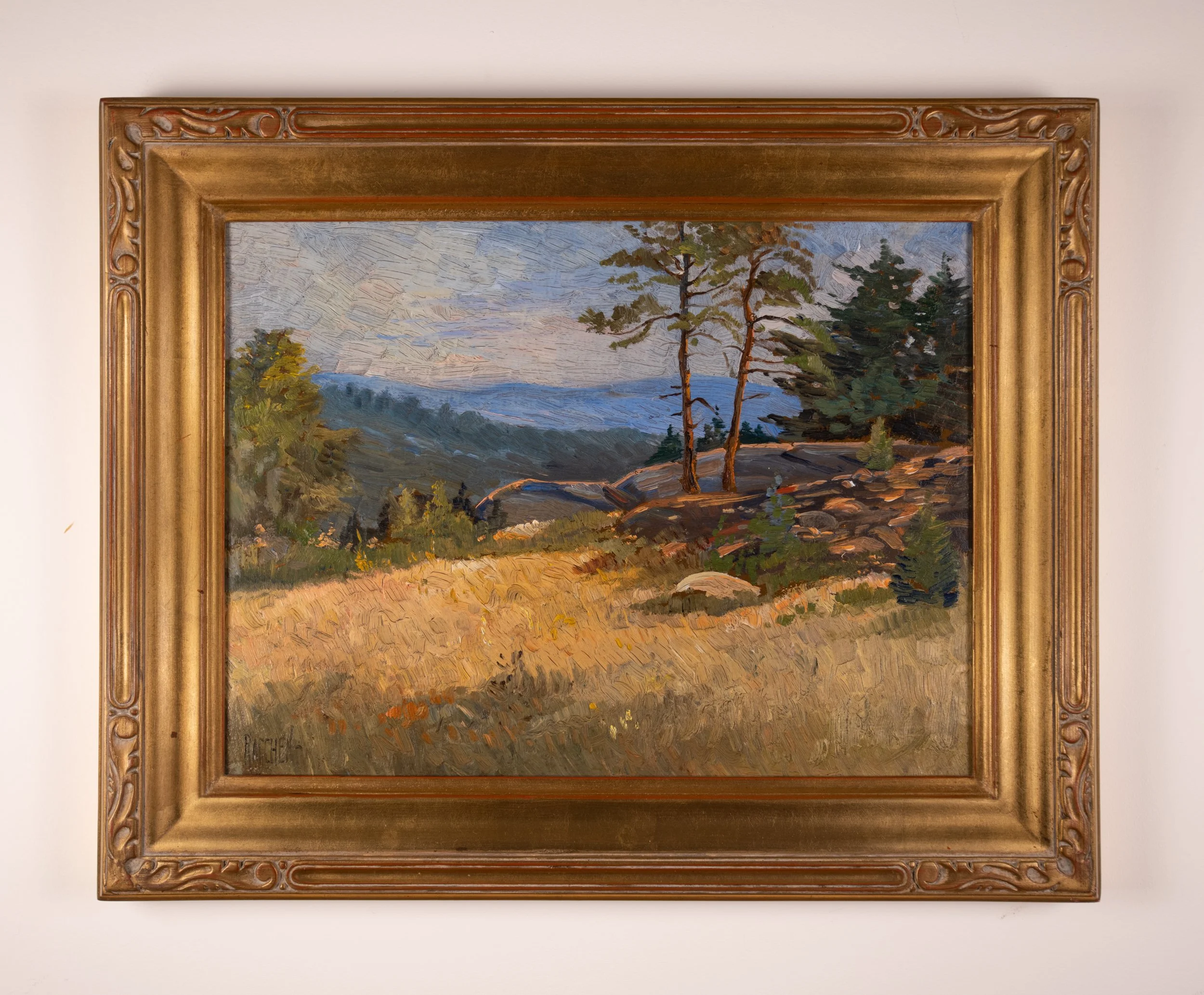 Carl Raschen (1882-1962) Panoranic Landcape