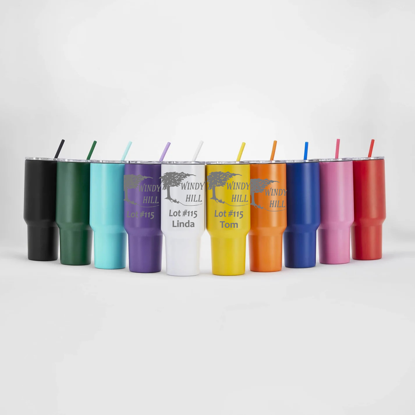 Windy Hill Campground 40oz Tumbler and optional Handle