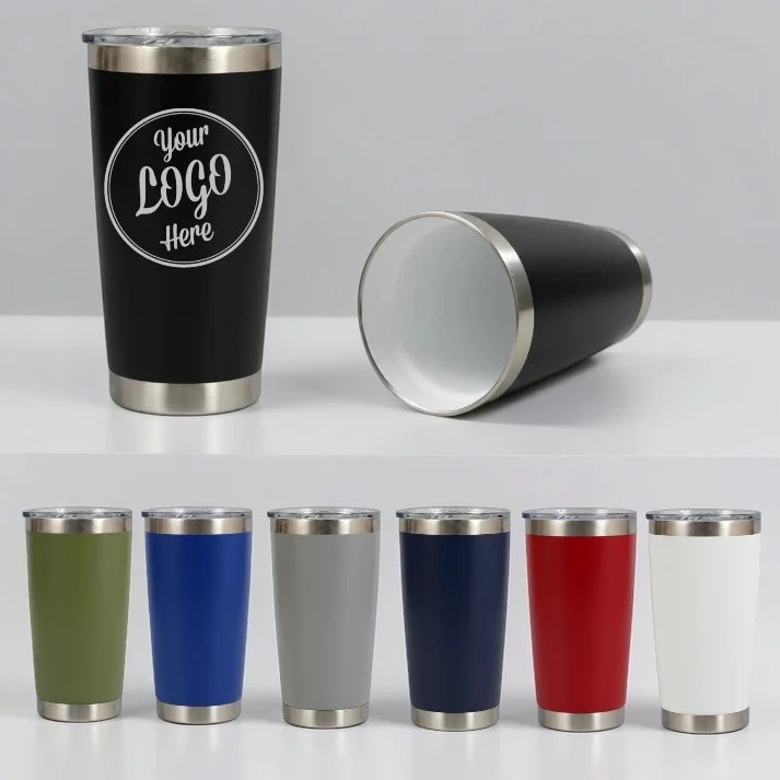 20oz CERAMIC Lined Tumbler - Custom Laser Engraved