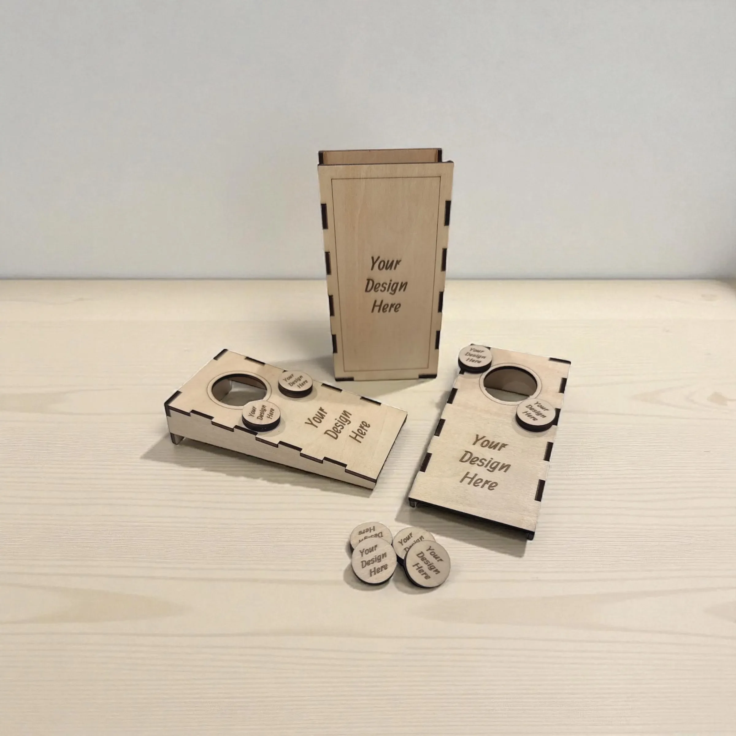 Mini Cornhole boards