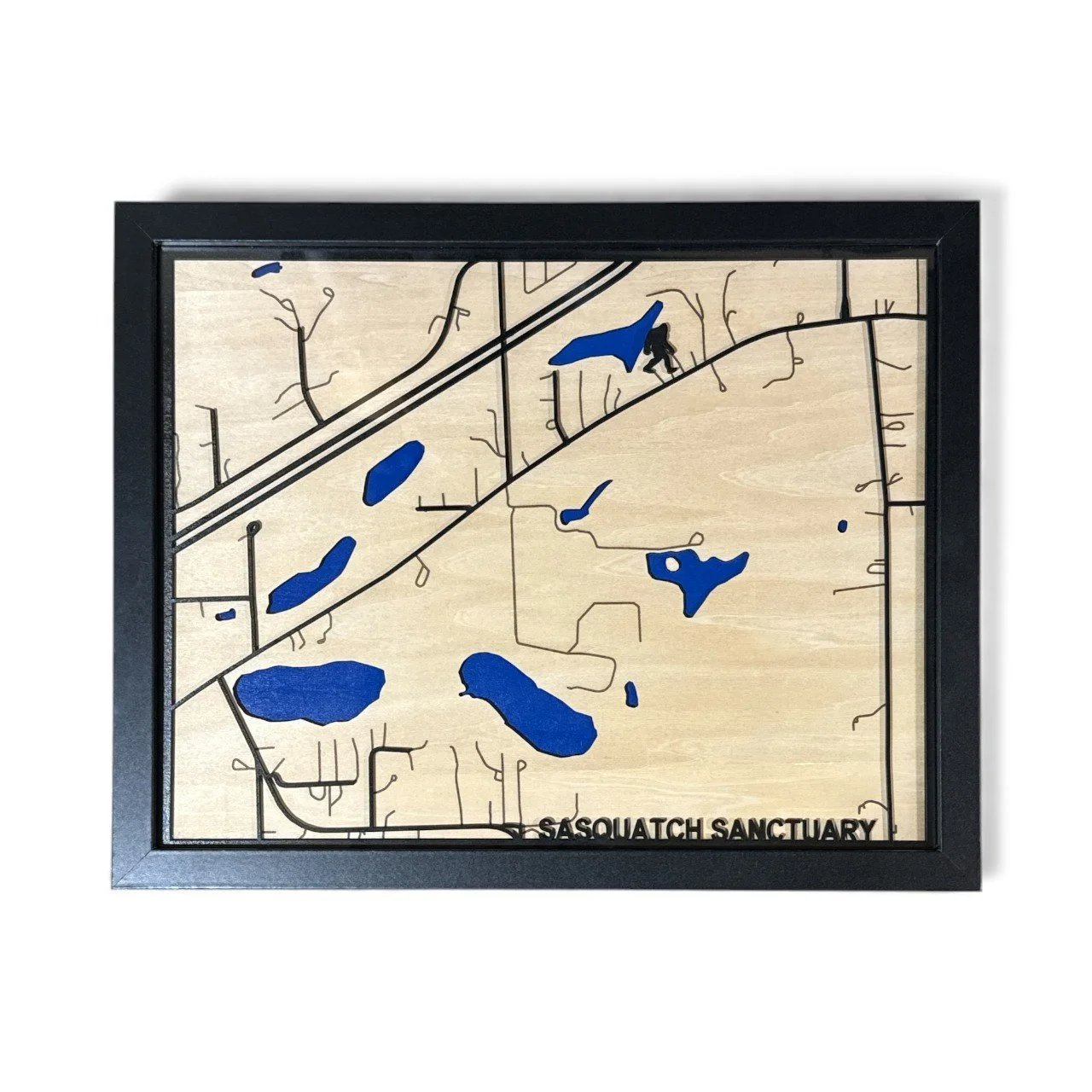 Custom Layered 3D Wood Map - Personalized Geographic Wall Art for Housewarming, Wedding & Realtor Gifts