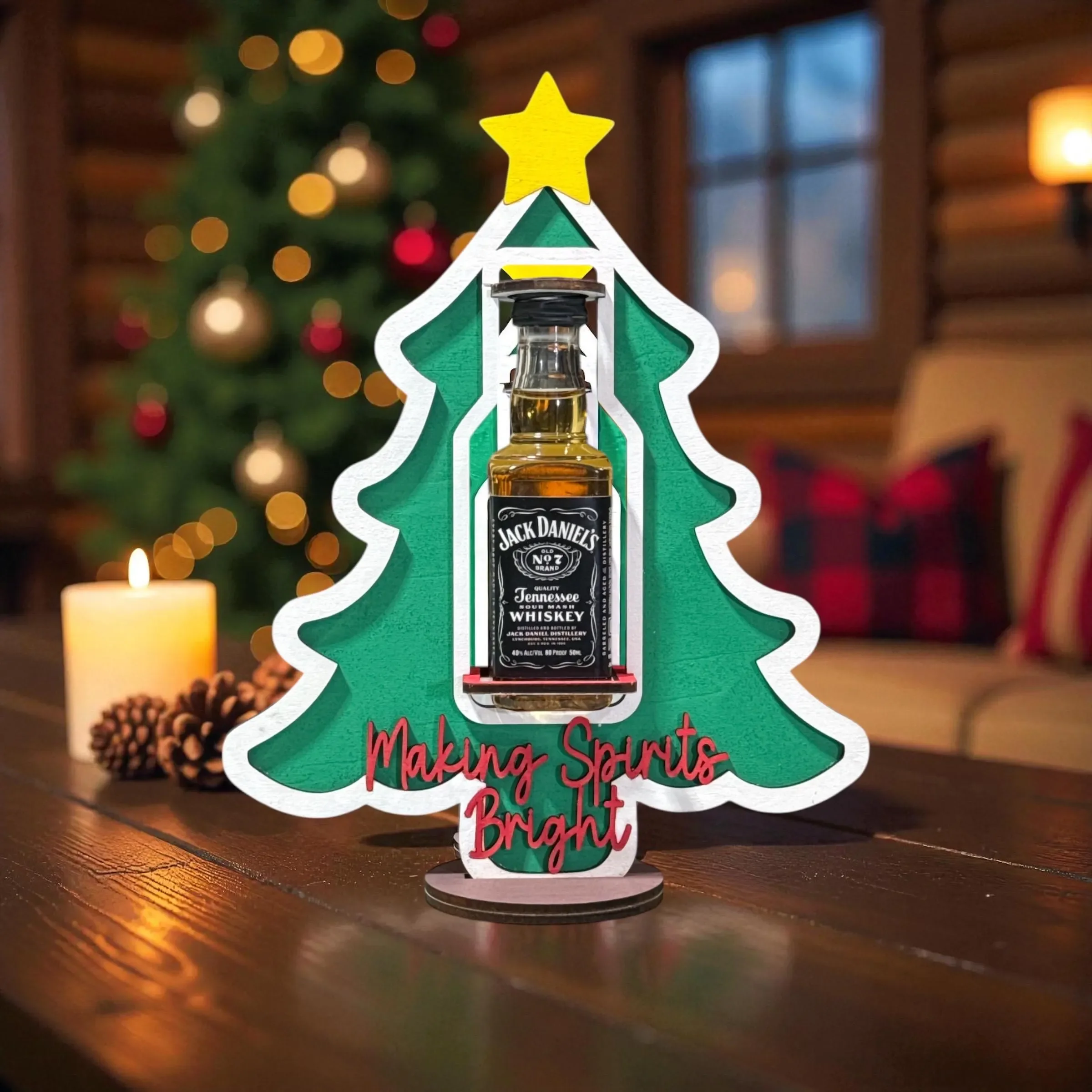 Christmas Tree Shooter Bottle Holder